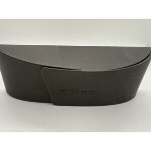 Silhouette Eyeglasses Case Hardcase Gray Small Flip Top Magnetic+Cleanser Cloth